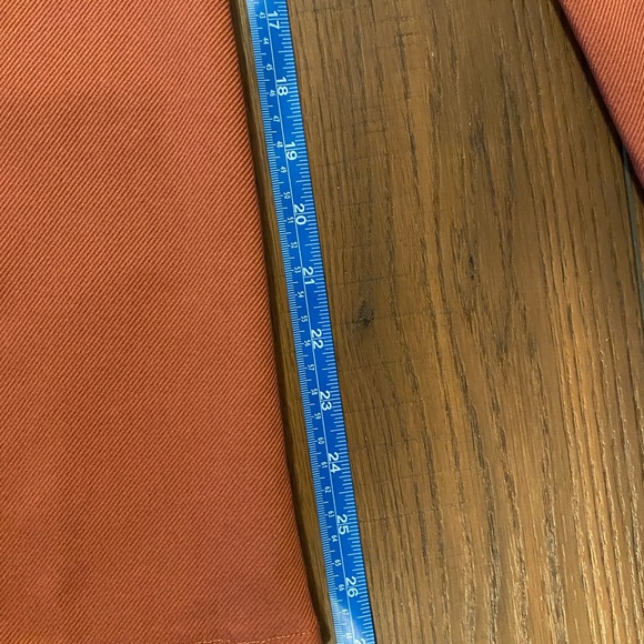 Eclectic girl High Waisted Rusty Color Trousers, Straight Leg, Front Pockets - Picture 7 of 10